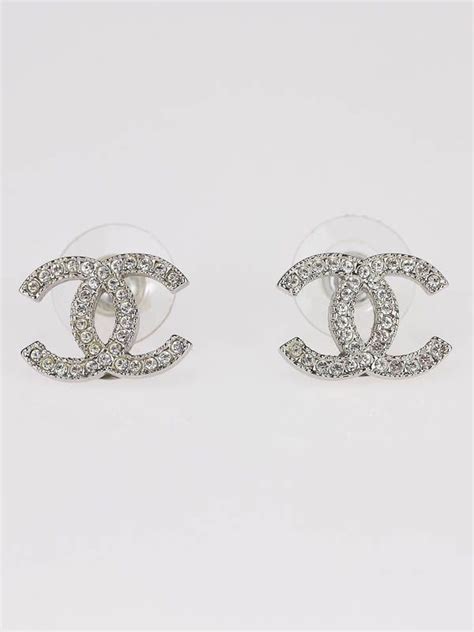 chanel earringns|chanel swarovski earrings.